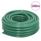 vidaXL Manguera de jardín con accesorios PVC verde 23,5 mm 100 m vidaXL Manguera de jardín con accesorios PVC verde 23,5 mm 100 m