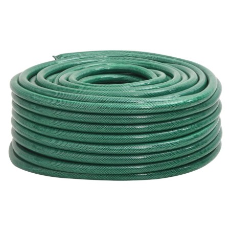 vidaXL Manguera de jardín PVC verde 33 mm 100 m