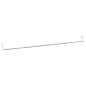vidaXL Rieles de cortina 2 uds aluminio blanco y plateado 90-135 cm vidaXL Rieles de cortina 2 uds aluminio blanco y plateado 90-135 cm