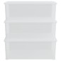 vidaXL Cajas de almacenaje apilables 3 uds plástico 10 L vidaXL Cajas de almacenaje apilables 3 uds plástico 10 L