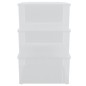vidaXL Cajas de almacenaje apilables 3 uds plástico 10 L vidaXL Cajas de almacenaje apilables 3 uds plástico 10 L