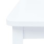 vidaXL Sillas de comedor 6 unidades madera maciza de caucho blanco