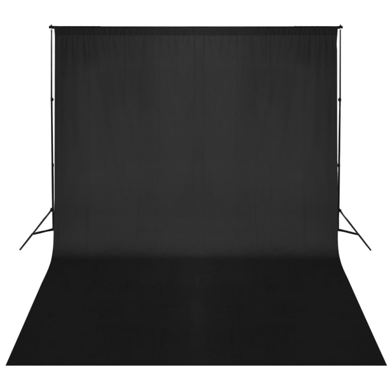 vidaXL Sistema de soporte de telón fondo 500x300 cm negro vidaXL Sistema de soporte de telón fondo 500x300 cm negro