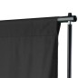 vidaXL Sistema de soporte de telón fondo 500x300 cm negro vidaXL Sistema de soporte de telón fondo 500x300 cm negro