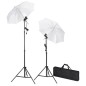 vidaXL Kit de estudio telón fondo blanco 600x300 cm y luces vidaXL Kit de estudio telón fondo blanco 600x300 cm y luces