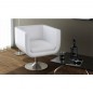 vidaXL Taburetes de cocina 2 unidades cuero artificial blanco vidaXL Taburetes de cocina 2 unidades cuero artificial blanco