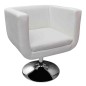 vidaXL Taburetes de cocina 2 unidades cuero artificial blanco vidaXL Taburetes de cocina 2 unidades cuero artificial blanco