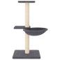 vidaXL Rascador para gatos con postes de sisal gris oscuro 72 cm vidaXL Rascador para gatos con postes de sisal gris oscuro 72 cm