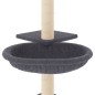 vidaXL Rascador para gatos con postes de sisal gris oscuro 72 cm vidaXL Rascador para gatos con postes de sisal gris oscuro 72 cm