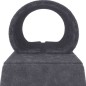 vidaXL Rascador para gatos con túnel y escalera gris oscuro 55,5 cm