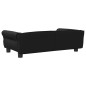 vidaXL Cama para perros de cuero sintético negra 95x55x30 cm vidaXL Cama para perros de cuero sintético negra 95x55x30 cm