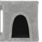 vidaXL Rascador para gatos con postes de sisal gris claro 48 cm vidaXL Rascador para gatos con postes de sisal gris claro 48 cm