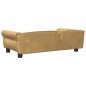 vidaXL Cama para perros de terciopelo marrón 95x55x30 cm vidaXL Cama para perros de terciopelo marrón 95x55x30 cm