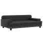 vidaXL Cama para perros de cuero sintético negra 90x53x30 cm vidaXL Cama para perros de cuero sintético negra 90x53x30 cm