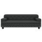 vidaXL Cama para perros de cuero sintético negra 90x53x30 cm vidaXL Cama para perros de cuero sintético negra 90x53x30 cm