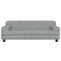 vidaXL Cama para perros de terciopelo gris claro 90x53x30 cm vidaXL Cama para perros de terciopelo gris claro 90x53x30 cm