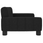 vidaXL Cama para perros de tela negra 70x45x30 cm vidaXL Cama para perros de tela negra 70x45x30 cm