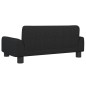 vidaXL Cama para perros de tela negra 70x45x30 cm vidaXL Cama para perros de tela negra 70x45x30 cm