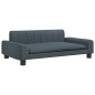 vidaXL Cama para perros de tela gris oscuro 90x53x30 cm vidaXL Cama para perros de tela gris oscuro 90x53x30 cm