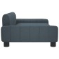 vidaXL Cama para perros de tela gris oscuro 90x53x30 cm vidaXL Cama para perros de tela gris oscuro 90x53x30 cm