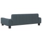 vidaXL Cama para perros de tela gris oscuro 90x53x30 cm vidaXL Cama para perros de tela gris oscuro 90x53x30 cm