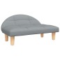 vidaXL Cama para perros de tela gris claro 70x52x30 cm vidaXL Cama para perros de tela gris claro 70x52x30 cm