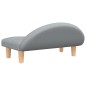 vidaXL Cama para perros de tela gris claro 70x52x30 cm vidaXL Cama para perros de tela gris claro 70x52x30 cm