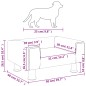 vidaXL Cama para perros de terciopelo azul 50x40x26,5 cm vidaXL Cama para perros de terciopelo azul 50x40x26,5 cm