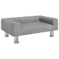 vidaXL Cama para perros de terciopelo gris claro 70x45x26,5 cm vidaXL Cama para perros de terciopelo gris claro 70x45x26,5 cm