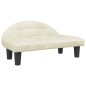 vidaXL Cama para perros de terciopelo crema 70x52x30 cm vidaXL Cama para perros de terciopelo crema 70x52x30 cm