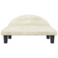 vidaXL Cama para perros de terciopelo crema 70x52x30 cm vidaXL Cama para perros de terciopelo crema 70x52x30 cm