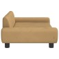 vidaXL Cama para perros de terciopelo marrón 100x54x33 cm vidaXL Cama para perros de terciopelo marrón 100x54x33 cm