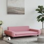 vidaXL Cama para perros de terciopelo rosa 100x54x33 cm vidaXL Cama para perros de terciopelo rosa 100x54x33 cm