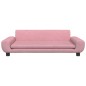 vidaXL Cama para perros de terciopelo rosa 100x54x33 cm vidaXL Cama para perros de terciopelo rosa 100x54x33 cm