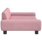 vidaXL Cama para perros de terciopelo rosa 100x54x33 cm vidaXL Cama para perros de terciopelo rosa 100x54x33 cm