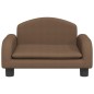 vidaXL Cama para perros de tela marrón 50x40x30 cm vidaXL Cama para perros de tela marrón 50x40x30 cm