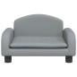 vidaXL Cama para perros de tela gris claro 50x40x30 cm vidaXL Cama para perros de tela gris claro 50x40x30 cm