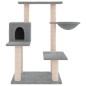 vidaXL Rascador para gatos con postes de sisal gris claro 82,5 cm vidaXL Rascador para gatos con postes de sisal gris claro 82,5 cm
