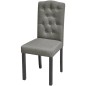 vidaXL Sillas de comedor 2 unidades tela gris vidaXL Sillas de comedor 2 unidades tela gris
