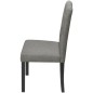 vidaXL Sillas de comedor 2 unidades tela gris vidaXL Sillas de comedor 2 unidades tela gris