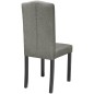 vidaXL Sillas de comedor 2 unidades tela gris vidaXL Sillas de comedor 2 unidades tela gris