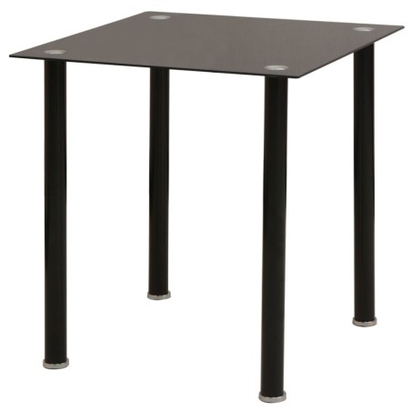 vidaXL Conjunto de mesas y sillas de comedor de cinco piezas negro
