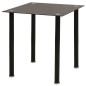 vidaXL Conjunto de mesas y sillas de comedor de cinco piezas negro vidaXL Conjunto de mesas y sillas de comedor de cinco piezas negro