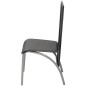 vidaXL Conjunto de comedor de cinco piezas negro vidaXL Conjunto de comedor de cinco piezas negro