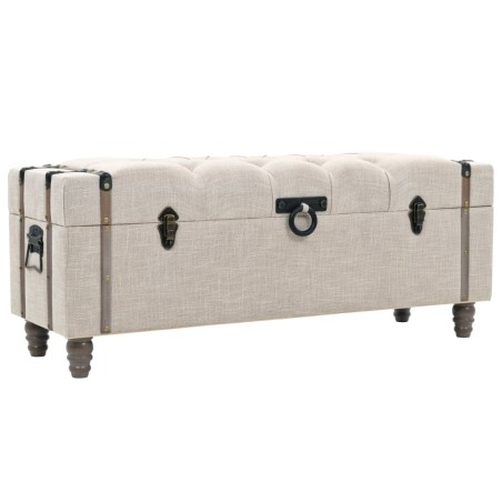 vidaXL Bancos de almacenamiento 3 piezas madera y acero 112x37x45 cm