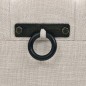 vidaXL Bancos de almacenamiento 3 piezas madera y acero 112x37x45 cm vidaXL Bancos de almacenamiento 3 piezas madera y acero 112x37x45 cm