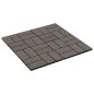 vidaXL Baldosas de porche WPC 30x30 cm 2 m² marrón oscuro 22 unidades vidaXL Baldosas de porche WPC 30x30 cm 2 m² marrón oscuro 22 unidades
