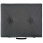 vidaXL Taburetes de almacenamiento 3 piezas gris oscuro de tela vidaXL Taburetes de almacenamiento 3 piezas gris oscuro de tela