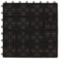 vidaXL Baldosas de porche WPC 30x30 cm 2 m² marrón oscuro 22 unidades vidaXL Baldosas de porche WPC 30x30 cm 2 m² marrón oscuro 22 unidades