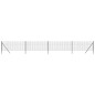 vidaXL Cerca de alambre de acero galvanizado antracita 0,8x10 m vidaXL Cerca de alambre de acero galvanizado antracita 0,8x10 m